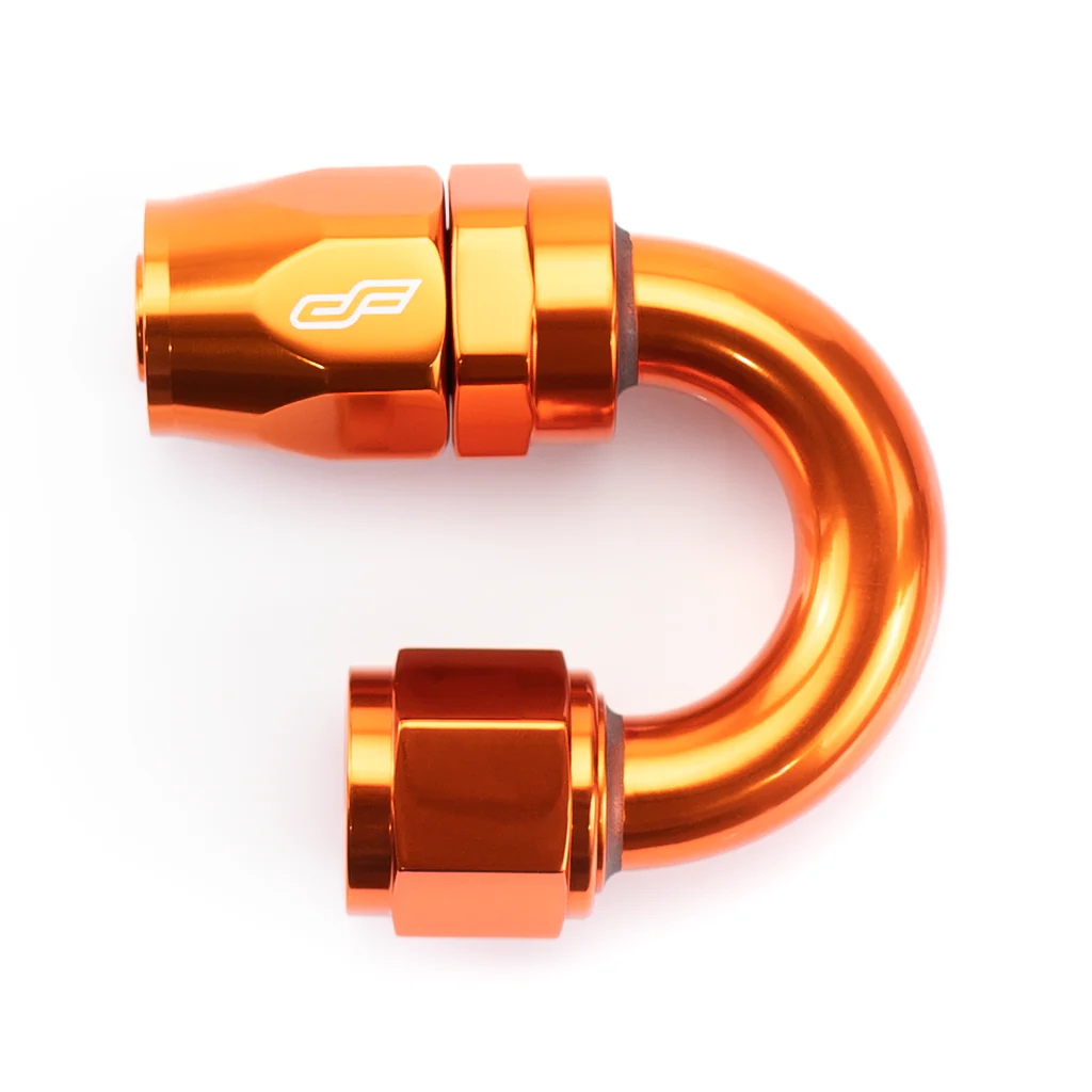 6AN 180 Degree Aluminum Hose End Fitting - Image 4