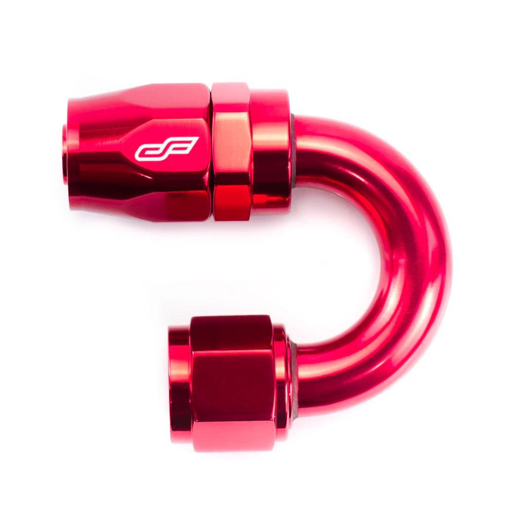 8AN 180 Degree Aluminum Hose End Fitting - Image 3