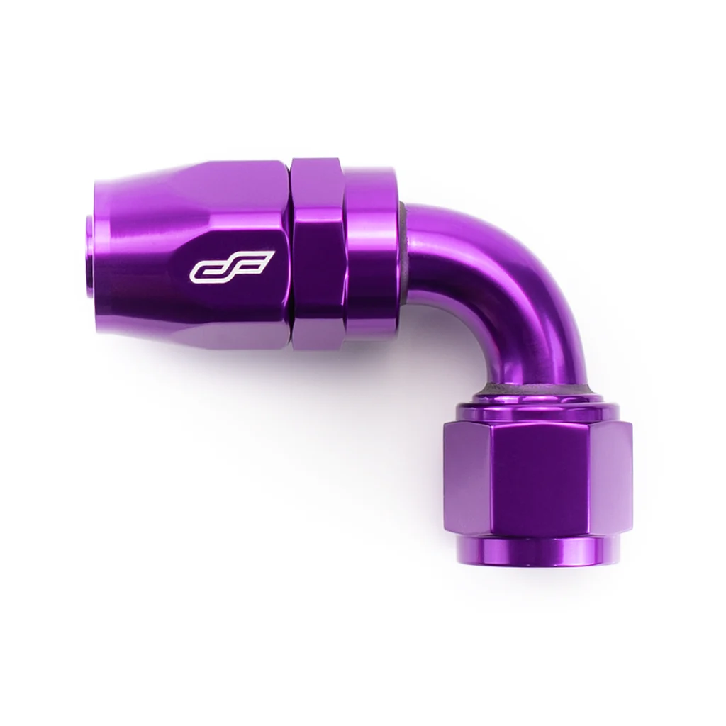 8AN 90 Degree Aluminum Hose End Fitting
