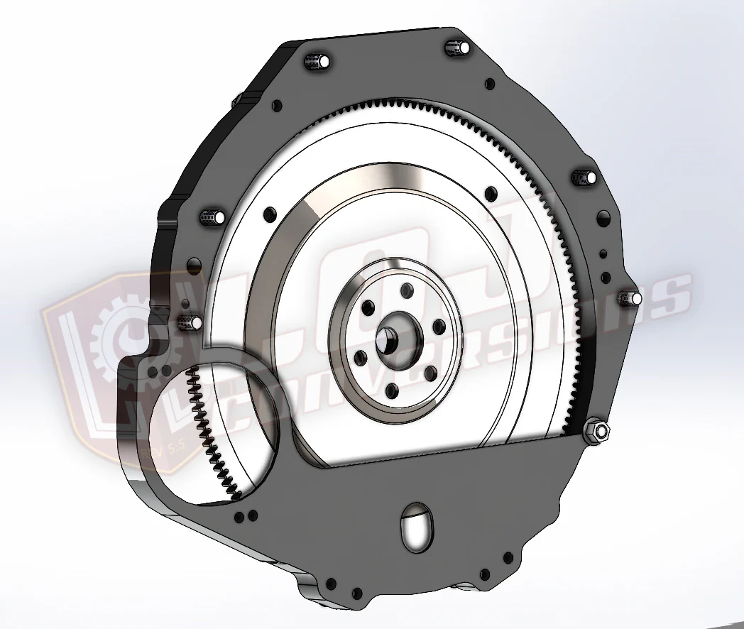 *Coming Soon* Small Block Ford (SBF) to Hemi 8HP / ZF8 Transmission Adapter Package - Image 3